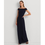 Womens Off-The-Shoulder Gown