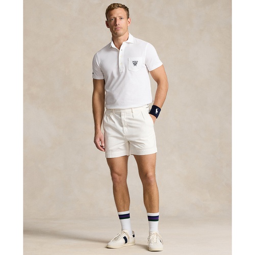 폴로 랄프로렌 Mens Wimbledon 2024 Cotton Mesh Polo Shirt