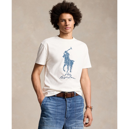 폴로 랄프로렌 Mens Classic-Fit Big Pony Jersey T-Shirt