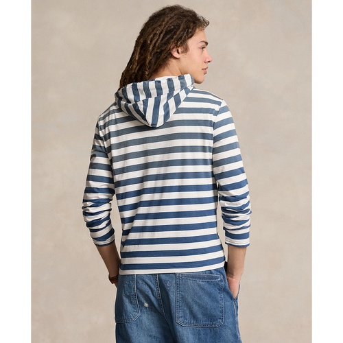 폴로 랄프로렌 Mens Striped Big Pony Hooded T-Shirt