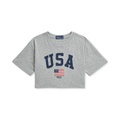 Toddler & Little Girls Team USA Cotton Jersey Boxy Tee