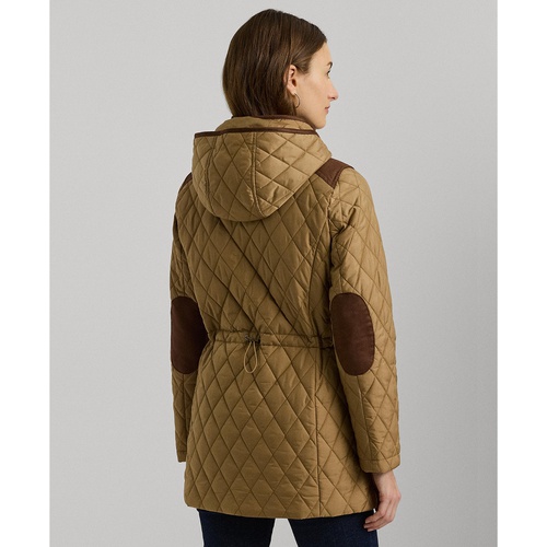 폴로 랄프로렌 Womens Hooded Quilted Coat