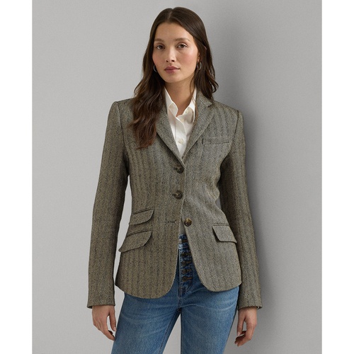 폴로 랄프로렌 Womens Herringbone Tweed Blazer