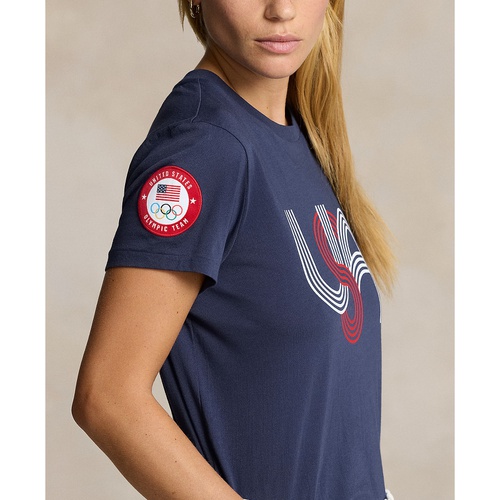 폴로 랄프로렌 Womens Team USA Graphic Jersey Tee