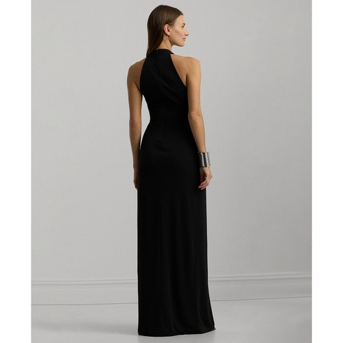 폴로 랄프로렌 Womens Sleeveless Jersey Halter Gown