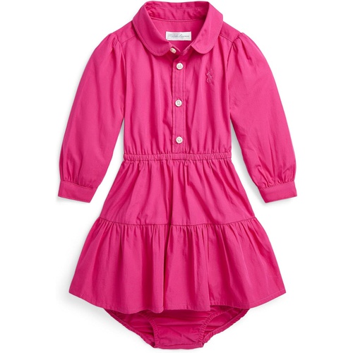 폴로 랄프로렌 Polo Ralph Lauren Kids Tiered Cotton Shirtdress & Bloomer (Infant)