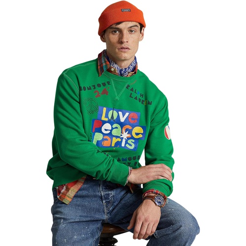 폴로 랄프로렌 Mens Polo Ralph Lauren Love Peace Paris Sweatshirt