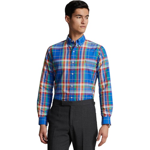 폴로 랄프로렌 Mens Polo Ralph Lauren Classic Fit Plaid Oxford Shirt