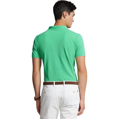 폴로 랄프로렌 Mens Polo Ralph Lauren Custom Slim Fit Mesh Polo Shirt