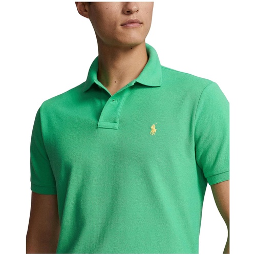 폴로 랄프로렌 Mens Polo Ralph Lauren Custom Slim Fit Mesh Polo Shirt