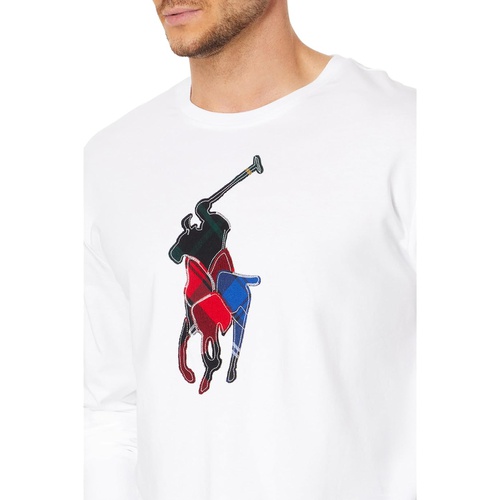 폴로 랄프로렌 Mens Polo Ralph Lauren Classic Fit Plaid Pony Jersey T-Shirt
