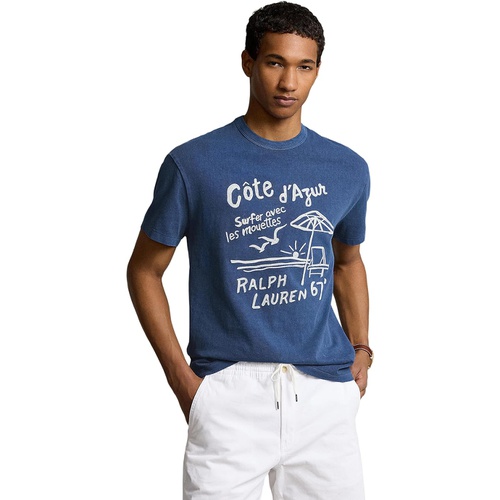 폴로 랄프로렌 Mens Polo Ralph Lauren Classic Fit Embroidered Jersey T-Shirt
