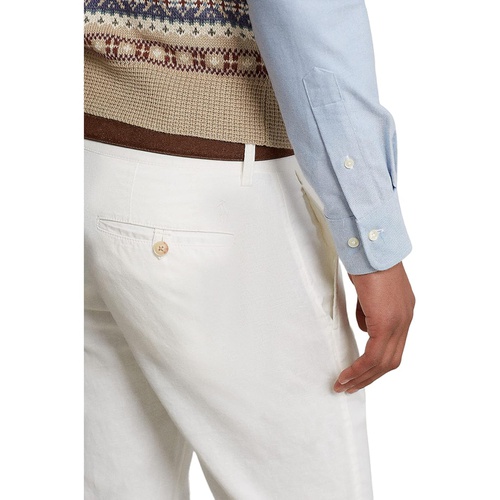 폴로 랄프로렌 Mens Polo Ralph Lauren Classic Fit Linen-Blend Pants