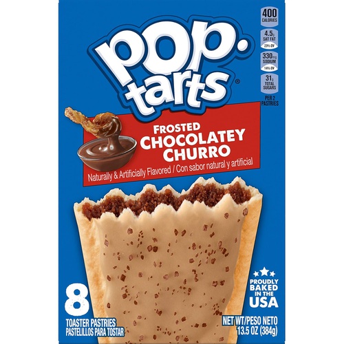  Pop-Tarts, Breakfast Toaster Pastries, Unfrosted Brown Sugar Cinnamon, Proudly Baked in the USA, 13.5oz Box (Pack of 12)