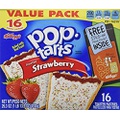 Kelloggs Pop-tarts Frosted Strawberry 16 Count