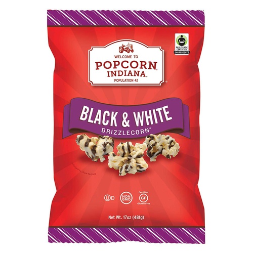  popchips Popcorn, Indiana Drizzled Black & White Kettlecorn (17 Oz)