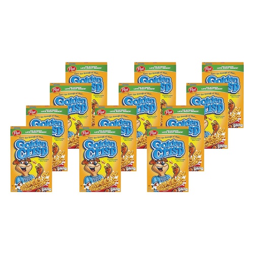  Post Golden Crisp cereal Sweetened Puffed Breakfast Cereal Kosher 14.75 Ounce, wheat, 12 Count