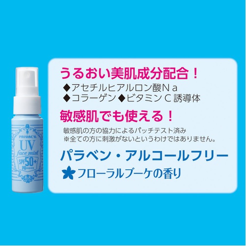  Privacy UV Face Mist SPF50 ++++ New Package