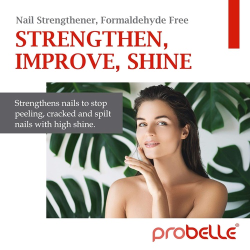  Probelle Nail Strengthener, Strengthens and Improves nail growth. Formaldehyde Free Formula, 0.5 oz