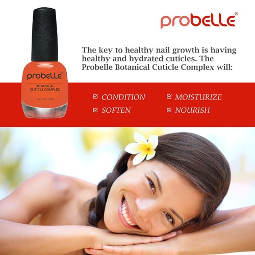  Probelle Kukui Nut Oil Botanical Cuticle Oil, conditions and softens cuticles for healthy nails and cuticle growth.5oz/ 15 mL