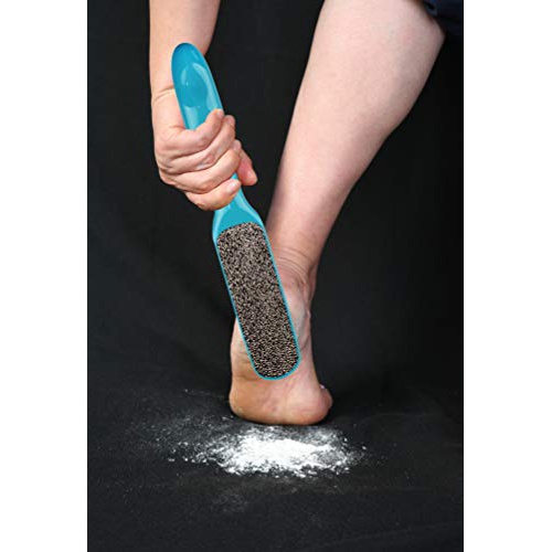  Probelle Double Sided Multidirectional Nickel Foot File Callus Remover - Immediately reduces calluses and corns to powder for instant results, safe tool (Blue)