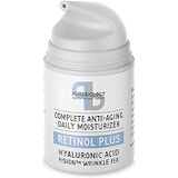 Pure Biology Retinol Moisturizer Cream with Hyaluronic Acid, Vitamins B5, E & Breakthrough Anti Aging, Anti Wrinkle Complex  Face & Eye Skin Care for Men & Women, All Skin Types,