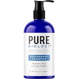 Pure Biology Premium Revivahair Shampoo with Biotin for Hair Growth & Clinically Proven Procapil  DHT Blocker Thickening Shampoo for Thinning Hair and Hair Loss, Volumizing Shampo