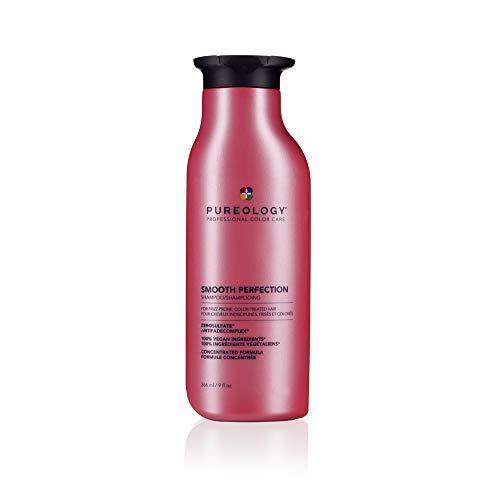  Pureology Smooth Perfection Shampoo | For Frizz-Prone Color Treated Hair | Sulfate-Free | Vegan