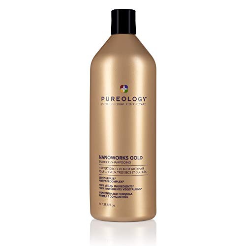  Pureology Nano Works Gold Cleansing Shampoo | Youth-Renewing Formula for Color Treated Hair | Sulfate-Free | Vegan