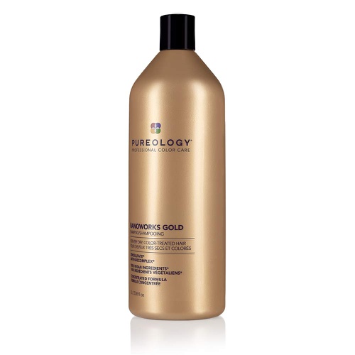  Pureology Nano Works Gold Cleansing Shampoo | Youth-Renewing Formula for Color Treated Hair | Sulfate-Free | Vegan