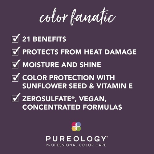  Pureology Colour Fanatic Leave-In Conditioner Hair Treatment Detangling Spray | Protects Hair Color From Fading | Heat Protectant | Vegan