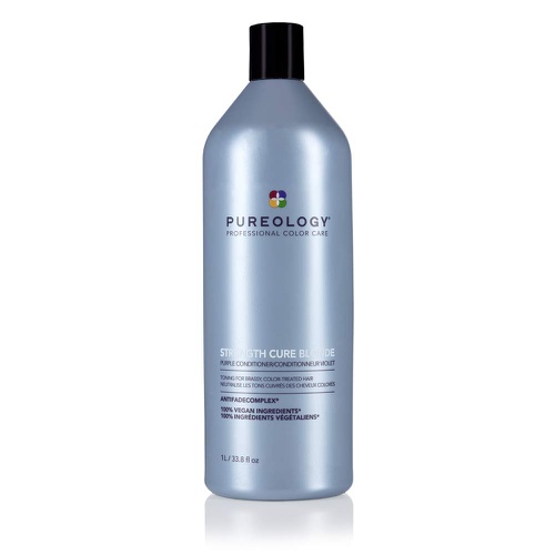  Pureology Strength Cure Best Blonde Purple Conditioner | Restore & Tone | Sulfate-Free | Vegan