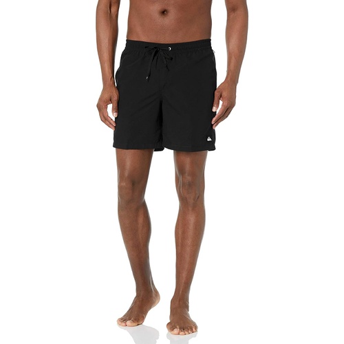 퀵실버 Quiksilver Mens Solid Elastic Waist Volley Boardshort Swim Trunk Bathing Suit
