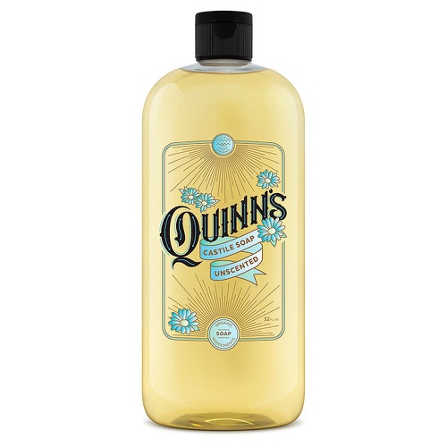  Quinn's Quinn’s Pure Castile Organic Liquid Soap, 32 ounce (Unscented)