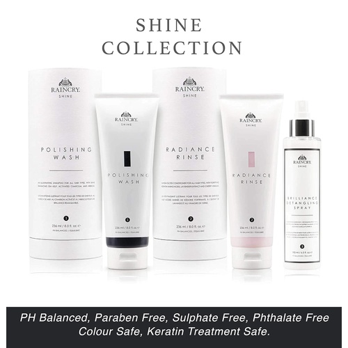  RAINCRY Shine Shampoo  Polishing Wash  Natural, Professional Hair Product with Salon Stylist Quality  For All Hair Types  236mL