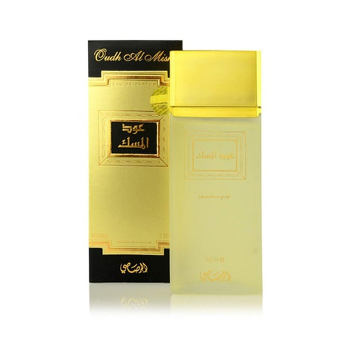  RASASI Oudh Al Misk for Men and Women (Unisex) EDP - Eau De Parfum 100ML (3.4 oz) | Elegant Oud Bottle | Charming Blend of Clary Sage, Bergamot with Bold Woody Base | Signature Dubai Perf