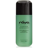 RAYA Camphor Astringent 6 oz (204) | Effective Facial Toner for Oily and Break-Out Skin | Helps Dry Up Blemishes and Control Excessive Oiliness | Made with Camphor and Eucalyptus