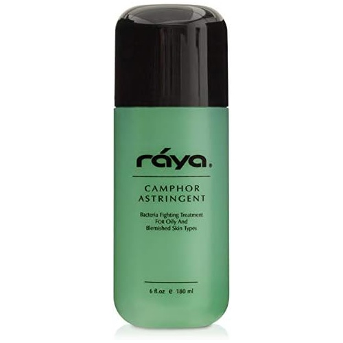  RAYA Camphor Astringent 6 oz (204) | Effective Facial Toner for Oily and Break-Out Skin | Helps Dry Up Blemishes and Control Excessive Oiliness | Made with Camphor and Eucalyptus