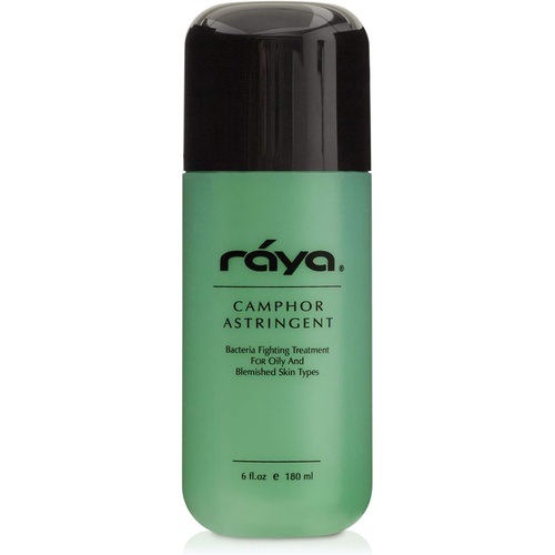  RAYA Camphor Astringent 6 oz (204) | Effective Facial Toner for Oily and Break-Out Skin | Helps Dry Up Blemishes and Control Excessive Oiliness | Made with Camphor and Eucalyptus