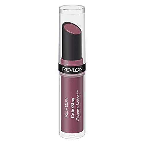  Revlon ColorStay Ultimate Suede Lipstick, Longwear Soft, Ultra-Hydrating High-Impact Lip Color, Formulated with Vitamin E, Supermodel (045), 0.09 oz