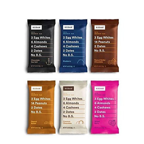  RXBAR, Best Seller Variety Pack, Protein Bar, 1.83 Ounce (Pack of 12), High Protein Snack, Gluten Free