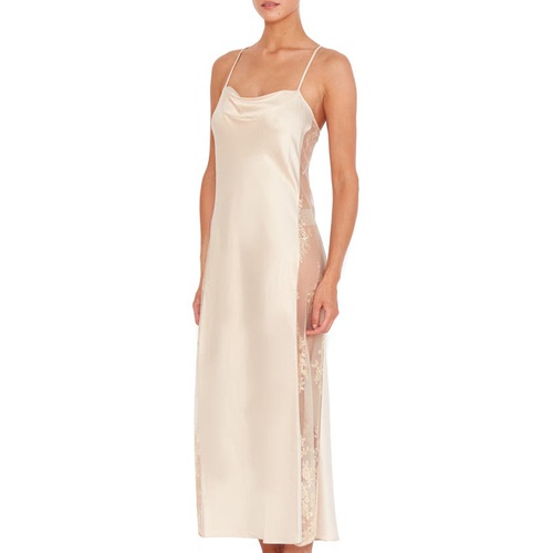  Rya Collection Darling Satin & Lace Nightgown_CHAMPAGNE