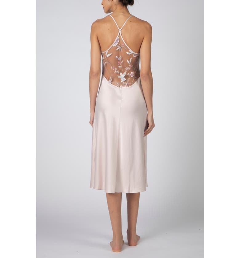  Rya Collection Embroidered Long Chemise_SEPIA ROSE