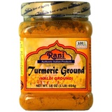 Rani Brand Authentic Indian Products Rani Turmeric (Haldi) Root Powder Spice, (High Curcumin Content) 16oz (454g) 1lb ~ All Natural | 100% Pure, Salt Free | Vegan | Gluten Friendly Ingredients | NON-G