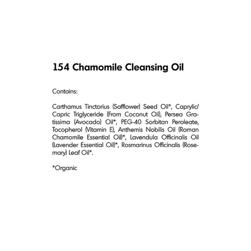  RAYA Chamomile Facial Cleansing Oil (154) | Natural and Organic, Water-Soluble Oil Cleanser and Water-Proof Make-Up Remover For All Skin | Made With Chamomile and Lavender Oils