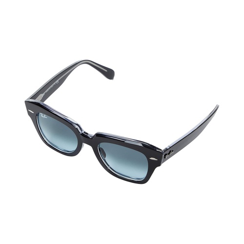 레이벤 Ray-Ban 49 mm RB2186 State Street Square Sunglasses