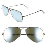 Ray-Ban Standard Original 58mm Aviator Sunglasses_GREEN BLUE