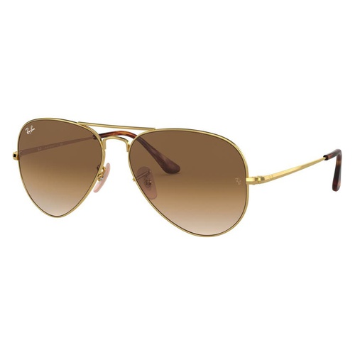 레이벤 Ray-Ban 58mm Aviator Sunglasses_GOLD/ BROWN GRADIENT