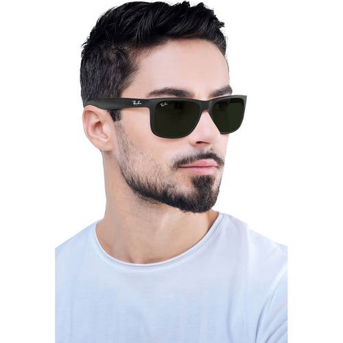 레이벤 Ray-Ban Youngster 54mm Sunglasses_BLACK/ GREEN
