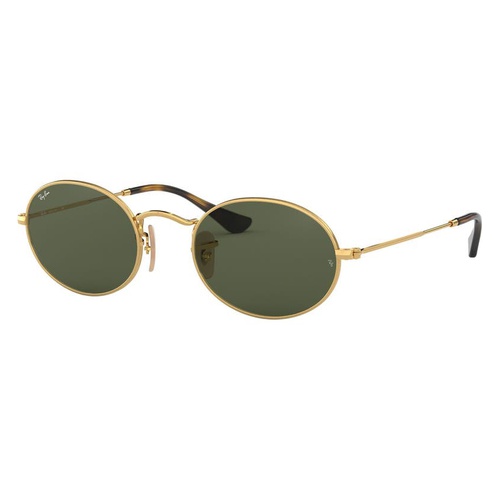 레이벤 Ray-Ban Icons 51mm Sunglasses_GOLD/ GREEN